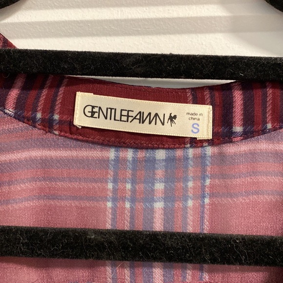 Plaid blouse Gentle Fawn - Picture 2 of 5